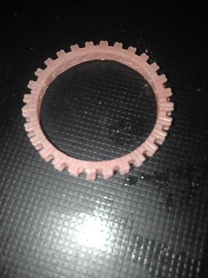 Band ring with a channel