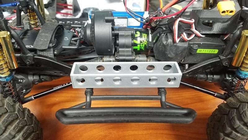 OSX10 / SCX10 2S 2200mah Lower CG Battery Mount - Saddle Bags