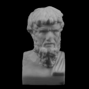 Portrait of a cynical philosopher at the Louvre, Paris