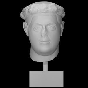 Portrait of a woman with  headwear