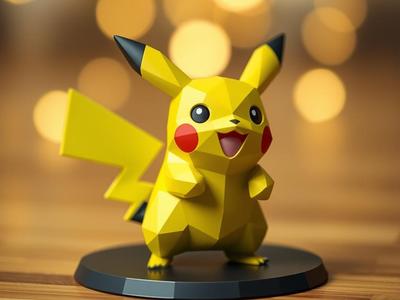Mini Pikachu Figurine