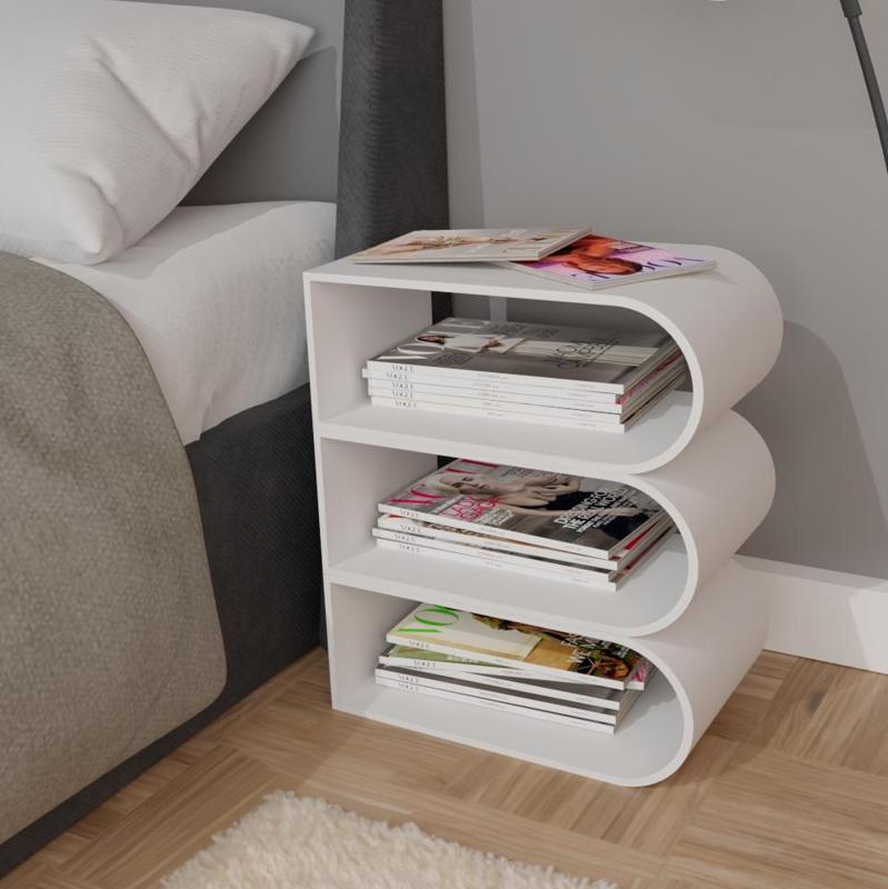 Furniture - Bedside table with shelves