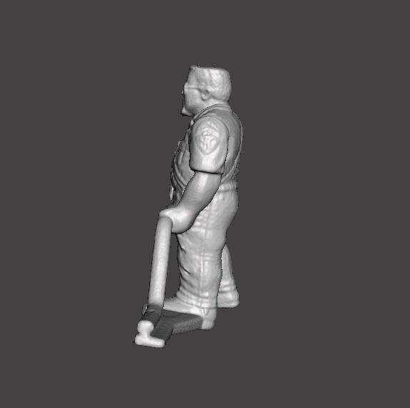 Big Boss Man crazy cop HOCKEY PLAYER 1991 WWF SUPERSTARS SHOOT-OUT HOCKEY TABLE TOP HOCKEY