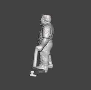 Big Boss Man crazy cop HOCKEY PLAYER 1991 WWF SUPERSTARS SHOOT-OUT HOCKEY TABLE TOP HOCKEY