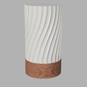 Lampara de forma geométrica