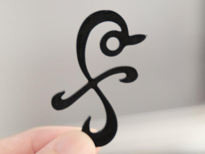 onepiece nami tatoo logo keychain