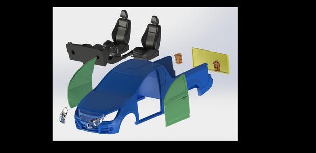 Chevrolet montana separação de peças