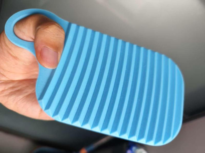 Portable washboard for washing socks/underwear/bras/brushes/makeup sponges