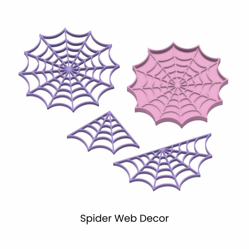 Spider Web Tray, Halloween Decor, Spiderweb Art, Corner Web
