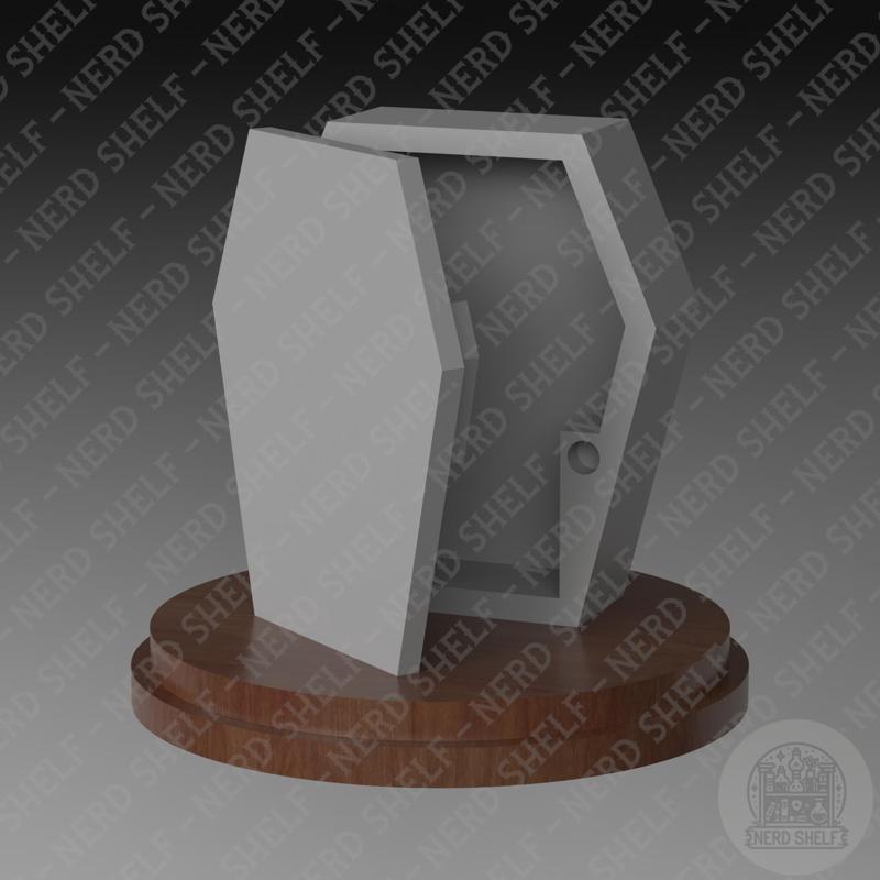 Coffin Shaped Simple Trinket / Jewelry Box