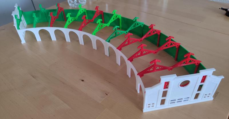 gable trusses industrial building scale n