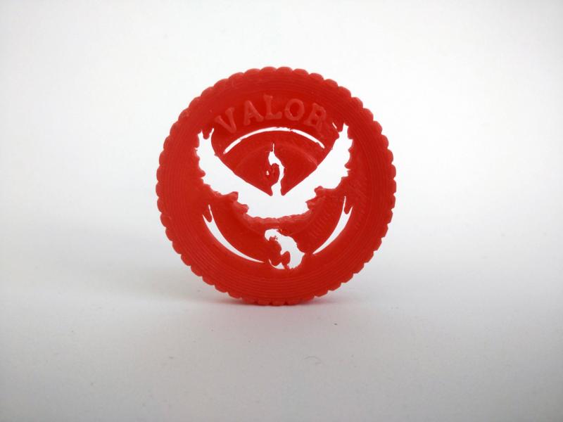 Pokemon Go Team Valor Challenge Coin