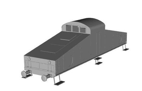 Crochat Type 44 loco 1/100 scale