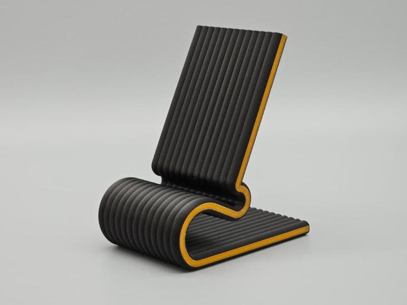 Phone stand curved design 