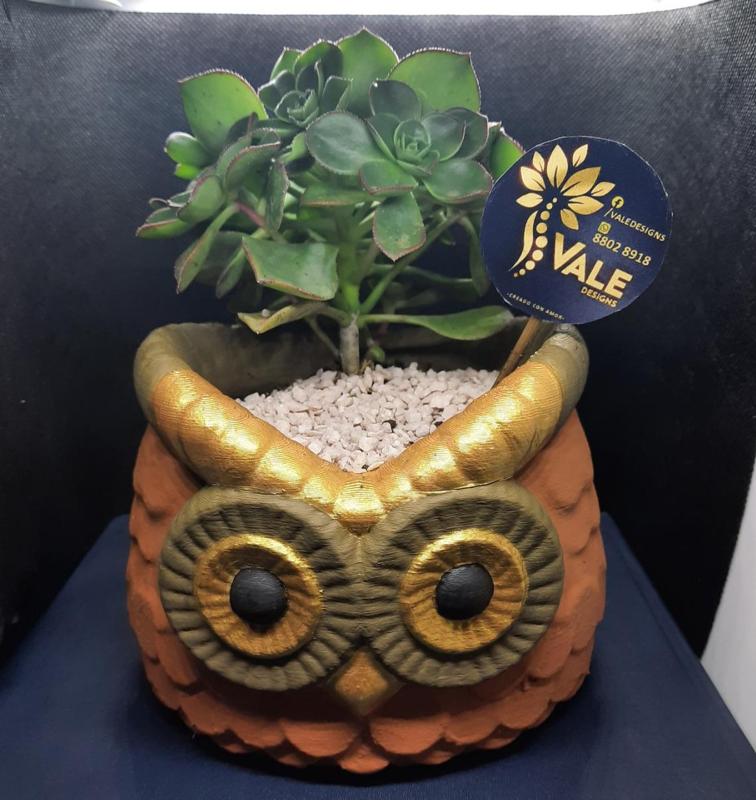 Owl planter