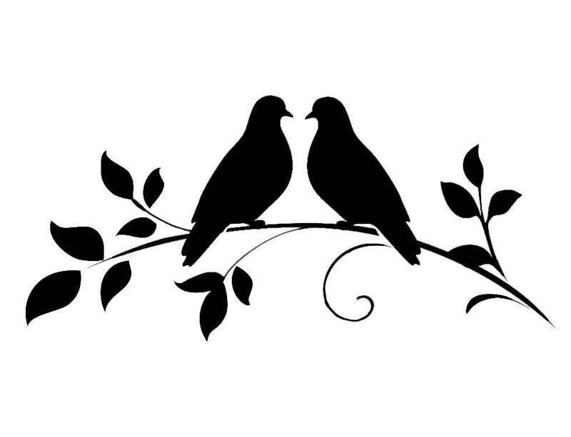 Two Doves on an Olive Branch
