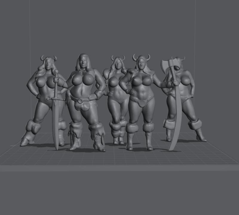 Sexy Viking Ladies - Set 01