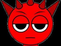 Llavero Sprunki Raddy Red keychain 