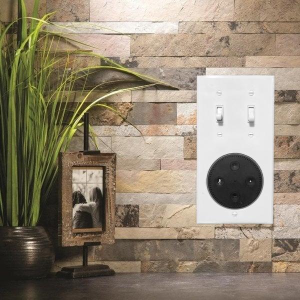 Smart Assistant Flush Mount Light Switch Box Assembly (Echo Dot 2nd Gen)