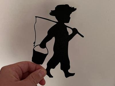 Fisherman child decor #01