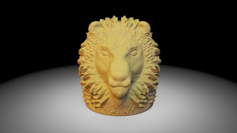 Lion Coin Bank