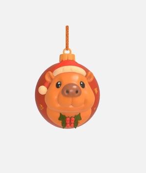 capybara Christmas ball