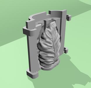 Leaf candle and Silicone Mold pool