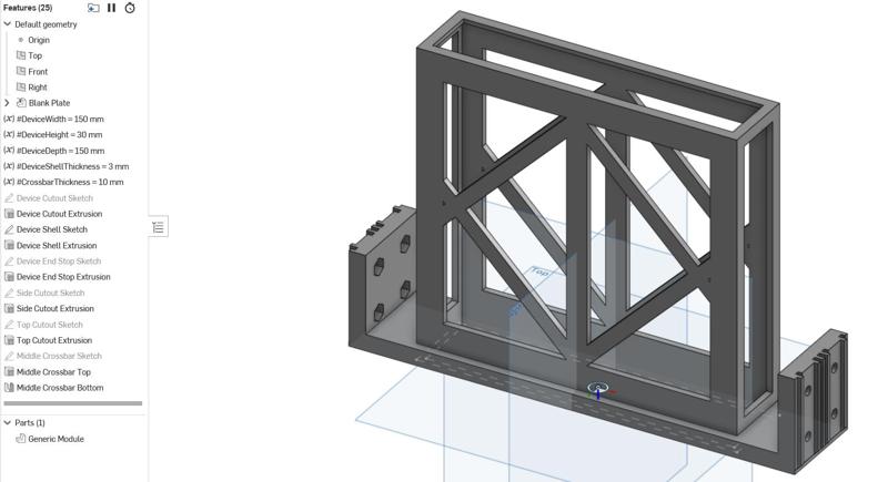 ESRack Customizable Device Mount