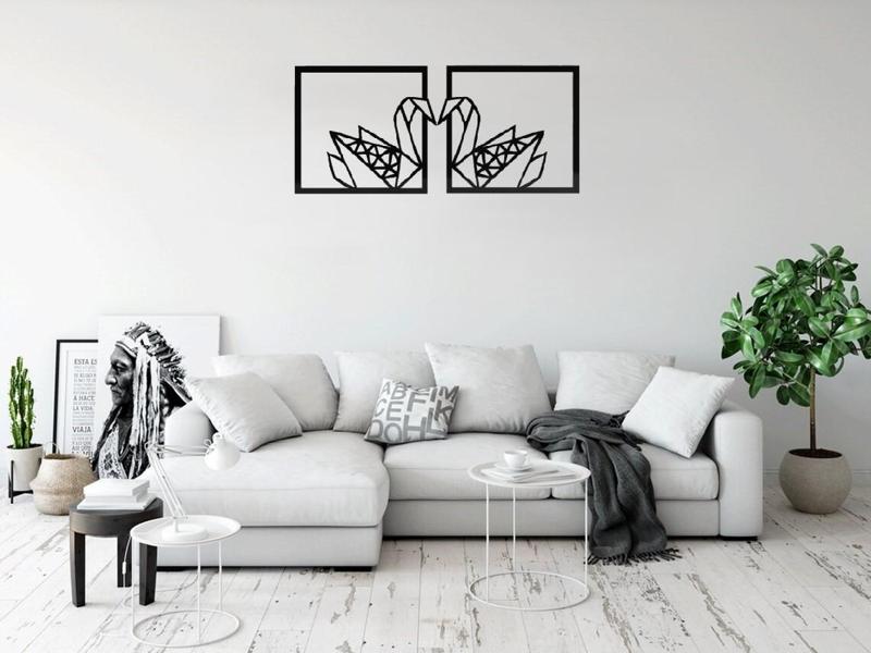 Swans wall art - LASERCUT and 3D printer ready