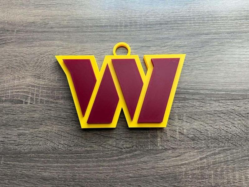 Washington Commanders Oversized Necklace, Pendant