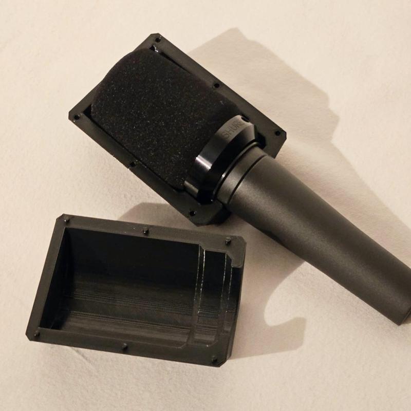 Case for SM57 with official pop filter/windscreen (A2WS)