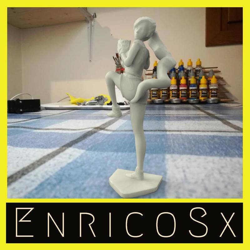 Baseball girl (split part)