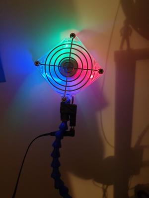 Coolant Pipe Fan Mount