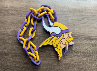 Minnesota Viking Oversized Necklace, Pendant