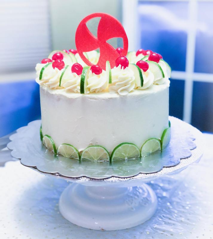 Peppermint Cake Topper