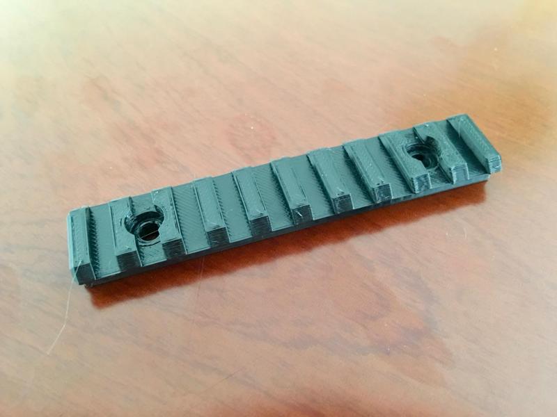 Picatinny Rail 105mm - 2 Bolts