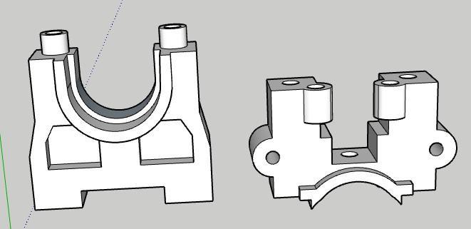 XRAY XB8e center diff holder