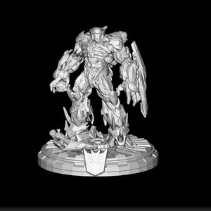 Shockwave Statue - 3D Print Shockwave Sculpture - Transformer Shockwave Figurine - Shockwave Robot Design - Action Figure Statue