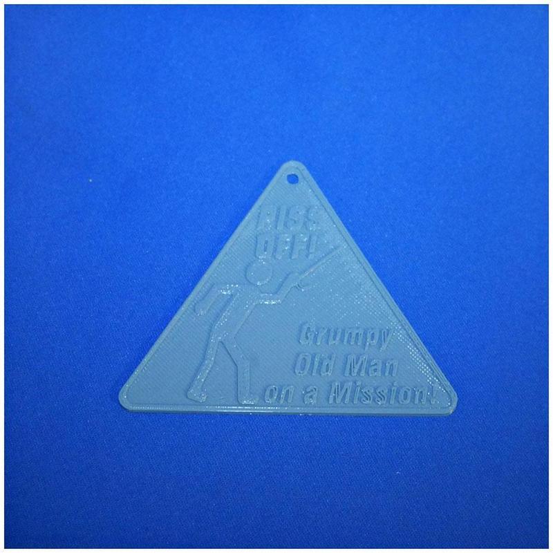 Grumpy Old Man on a Mission Sign