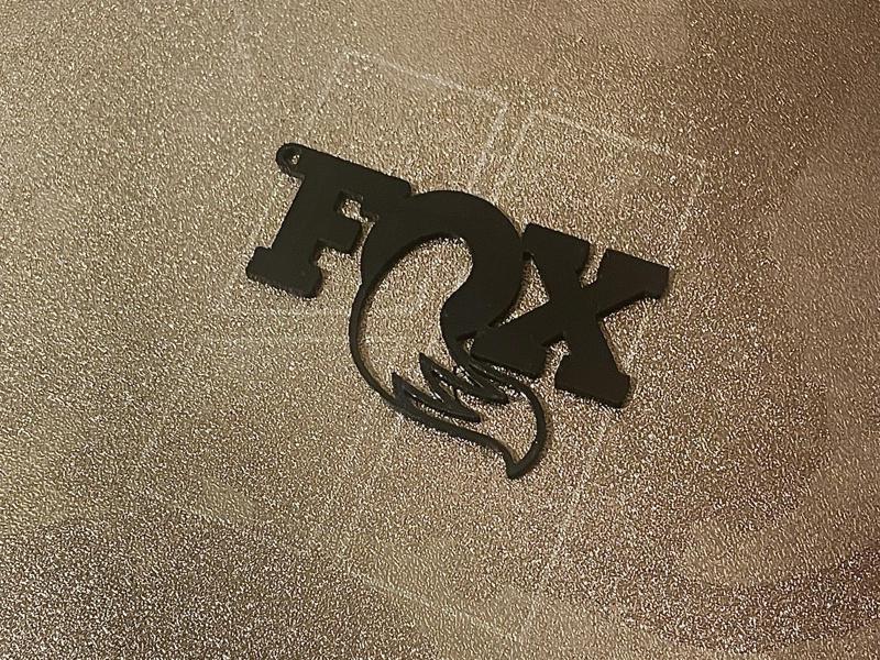 Fox suspension keychain