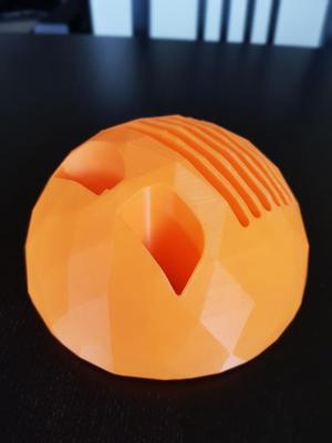 Coasters & Remote Controls Holder - Low Poly Sphere