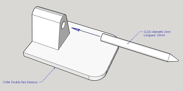 Curtain rod hook stl