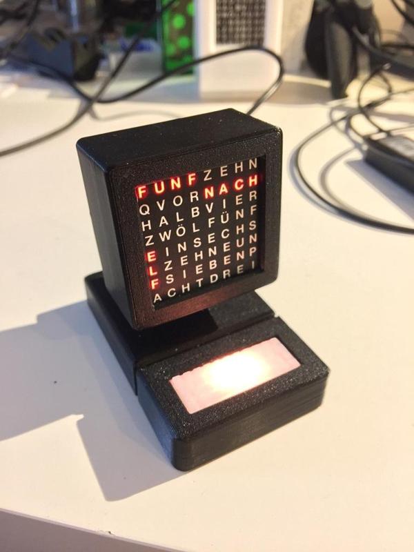 Wordclock Mini Enclosure / Gehäuse "old PC"