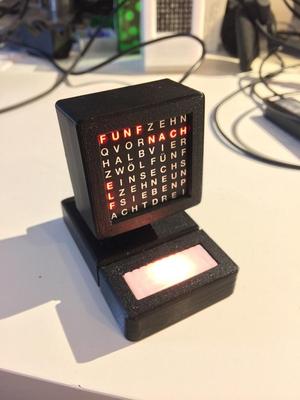 Wordclock Mini Enclosure / Gehäuse "old PC"