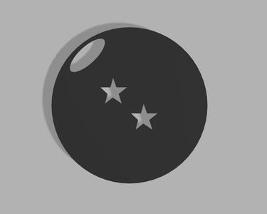 Dragon ball (Two Star) || Dragon Ball (Two Star) Wall art