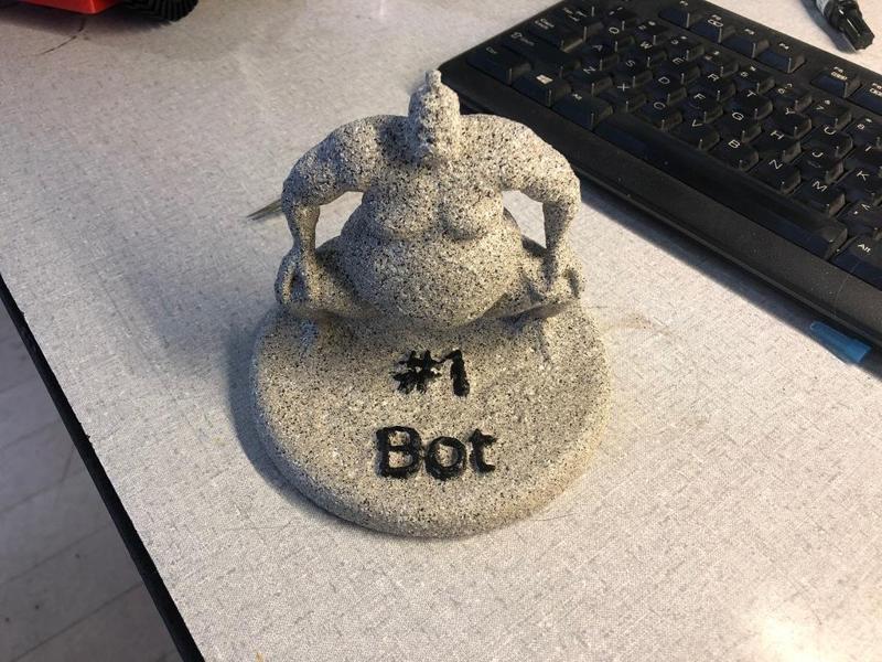 Sumo robot competition trophy!