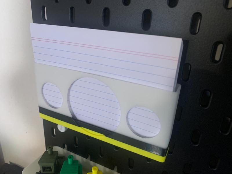 Skadis Type Idea Card Holder