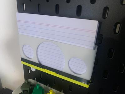 Skadis Type Idea Card Holder