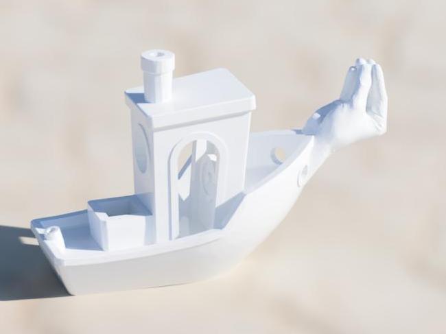 Benchytaliano, Benchy with italian hand gesture