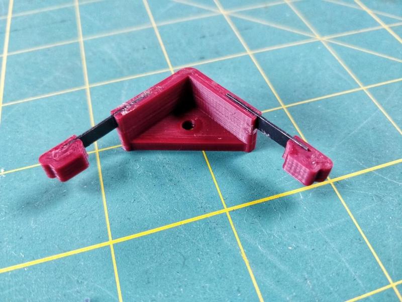 Steel Spring Glass Hotbed Corner Clip for Anet A8 or A6